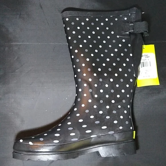 Women's Western Chief Simple Dot Rain Boots Size 6 M - Picture 5 of 5